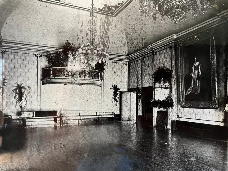 Government House Ballroom, circa 1888.