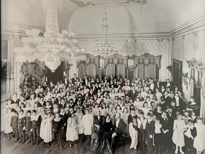 Government House Ballroom, Children's Ball, 11 August 1898.