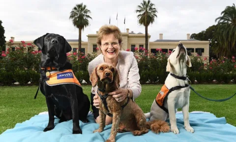 Her Excellency is patron of more than 150 organisations, including Guide Dogs SA/NT.