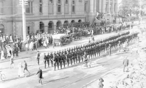 The arrival of the Governor of South Australia