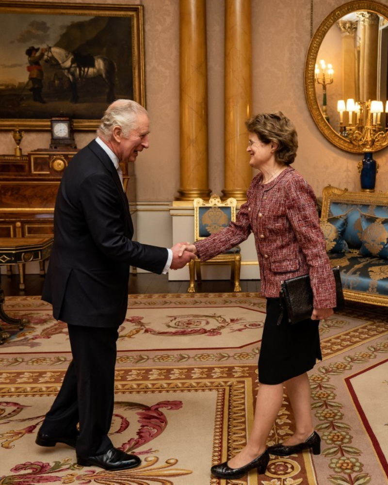 Her Excellency and His Majesty The King Buckingham Palace