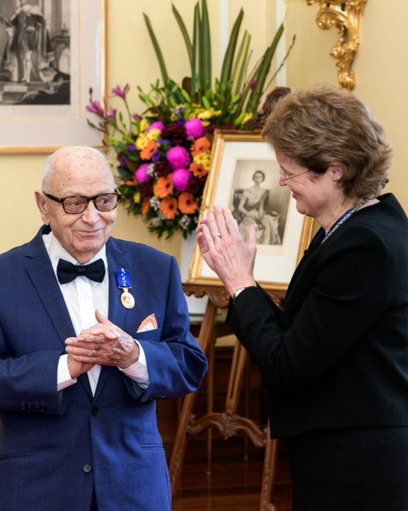 The Governor congratulates Mr Giuseppe Cavuoto OAM on his Queen's Birthday Honour on September 12, 2022. Mr Cavuoto was honoured for his service to the Italian community of South Australia.
