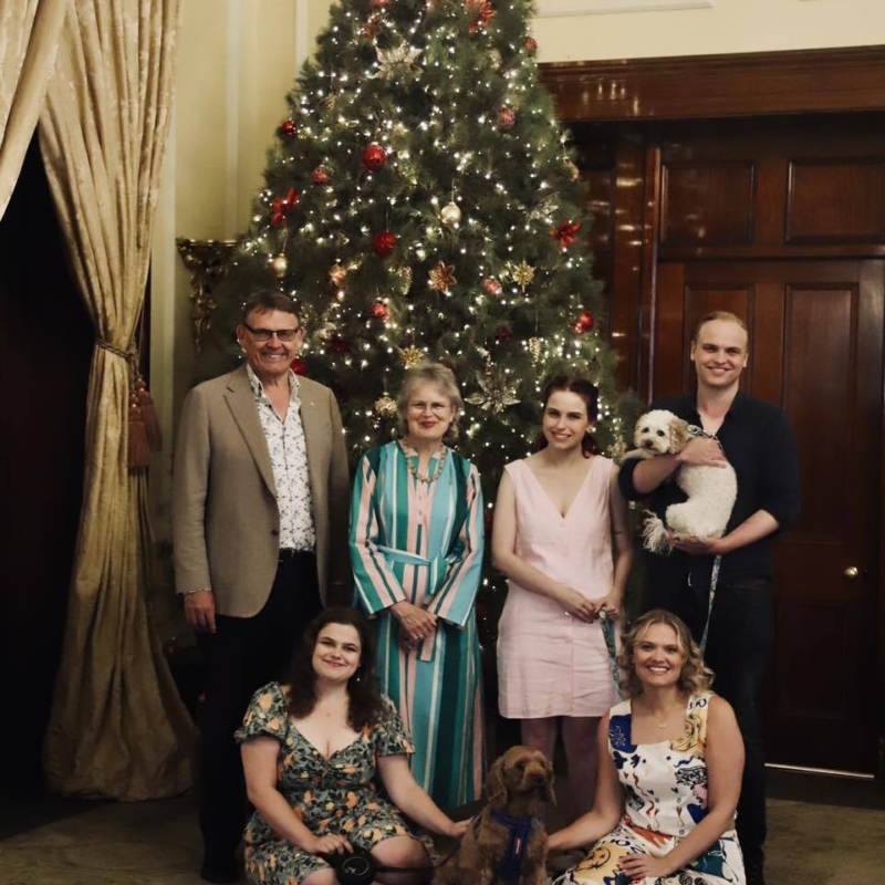 Christmas Eve family photo