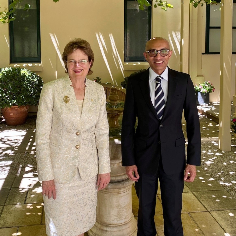 Her Excellency and Mr Anil Kumar Nayar High Commissioner for the Republic of Singapore