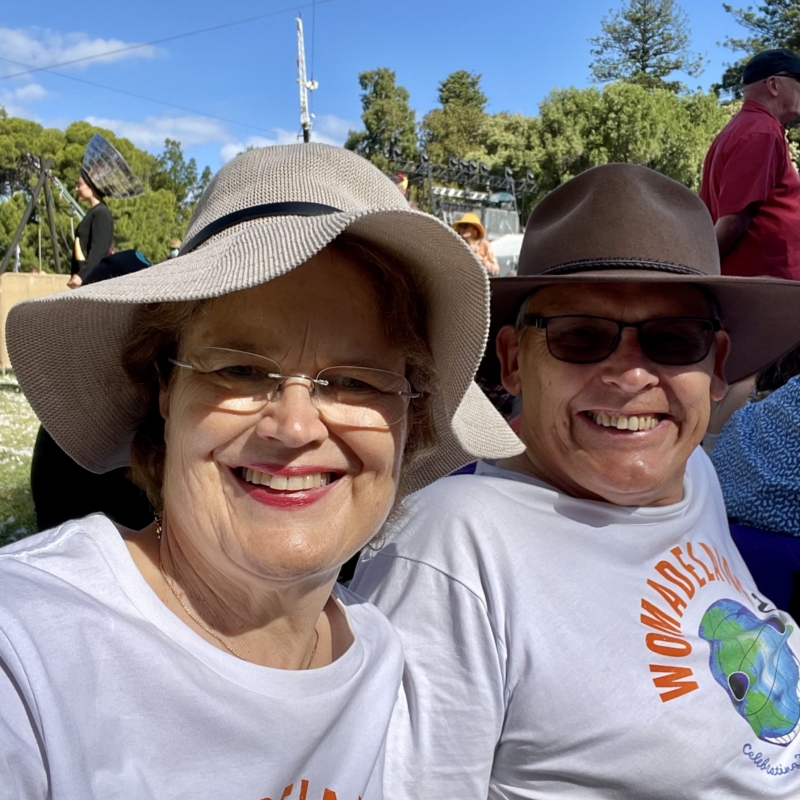 Her Excellency and Mr Bunten at Womad