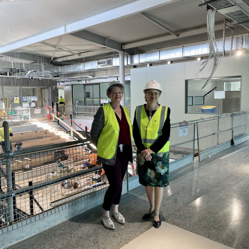 Her Excellency at Findon High School Technical College