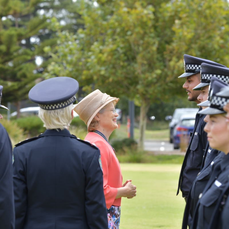 Her Excellency at the SAPOL Graduation