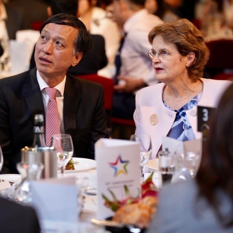 Her Excellency at the business luncheon to celebrate the 50th anniversary of the Australia Vietnam Diplomatic Relationship