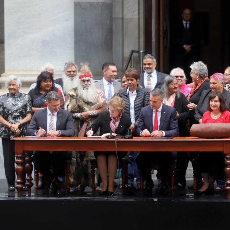 Her Excellency giving Royal Assent to the First Nations Voice Bill