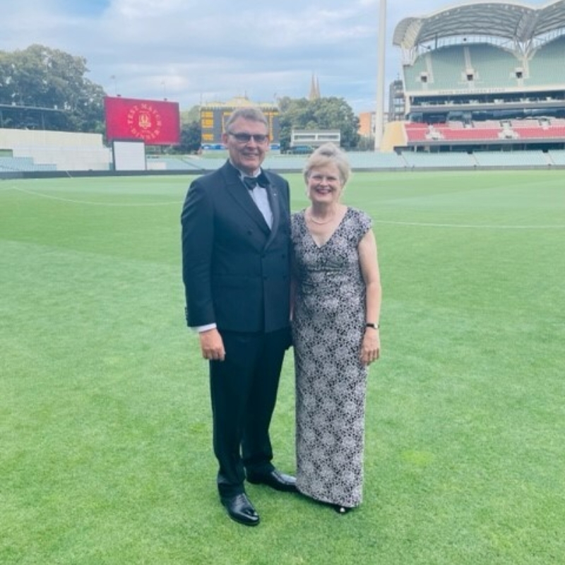 Mr Bunten and Her Excellency