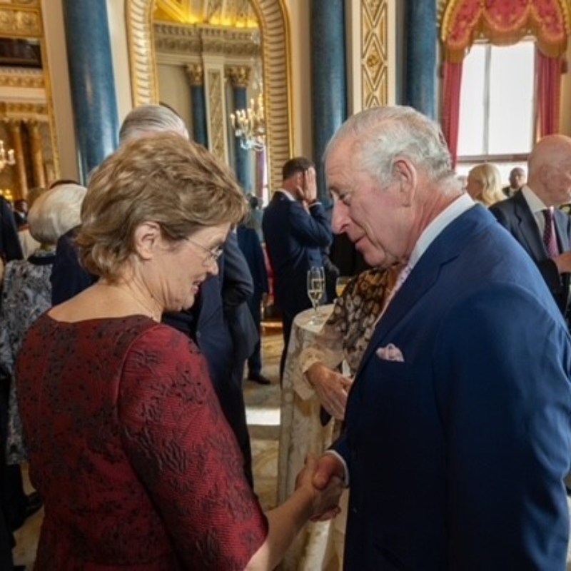 The Governor Her Excellency the Honourable Frances Adamson AC and His Majesty The King